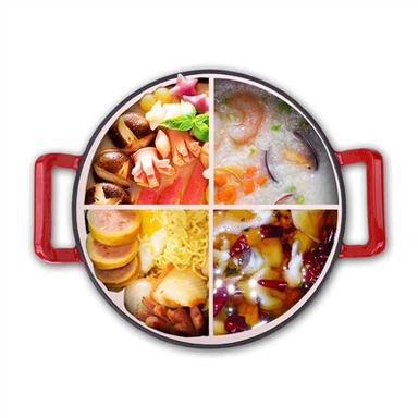 Liatinový smaltovaný Wok