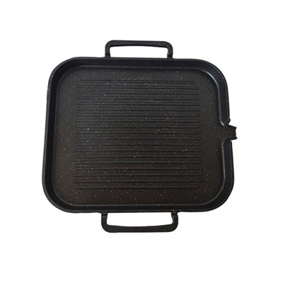 Plochý grilovací tanier